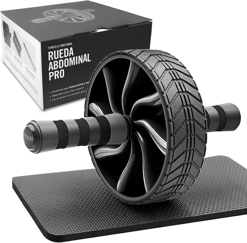 FEELCAT Ab roller wheel abdominal exercise core workout weight loss no noise easy to assembling light weight perfect home gym equipment for men & women - Image 1